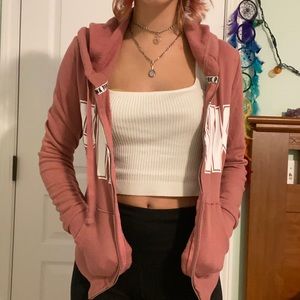 Victoria’s Secret PINK Dusty Rose Zip-Up
